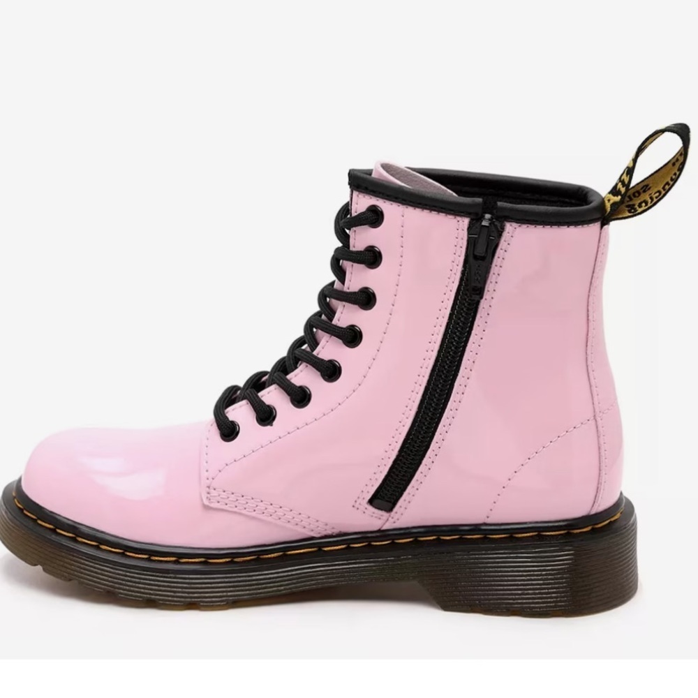 Dr. Martens pink Patent Leather Lace-Up Shoes women’s size 5 - Picture 13 of 15